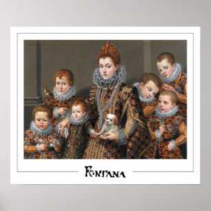 Póster de arte de Lavinia Fontana Zedign #6