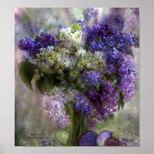 Poster de arte de Lilacs de Pascua/Imprimir (Frente)