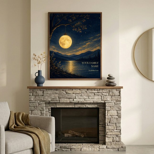 Póster de Arte de Linterna Lunar Personalizado (Subido por el creador)