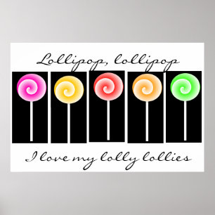 Poster de arte de Lollipop
