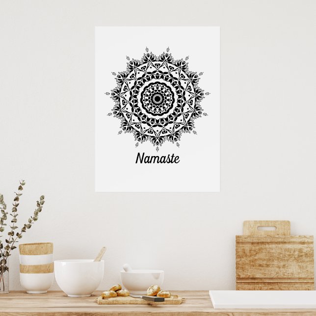 Poster de arte de Mandala (Cocina)