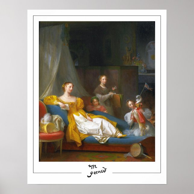 Póster de arte de Marguerite Gérard Zedign #11 (Frente)