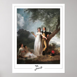 Póster de arte de Marguerite Gérard Zedign #6