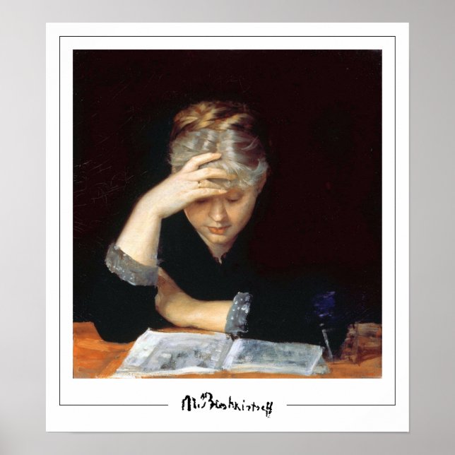 Póster de arte de Marie Bashkirtseff Zedign #22 (Frente)