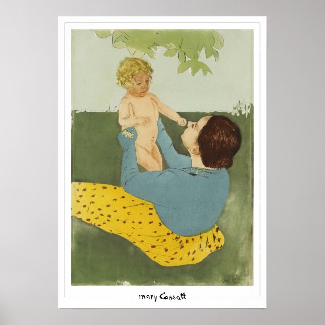 Póster de arte de Mary Cassatt Zedign #14 (Frente)