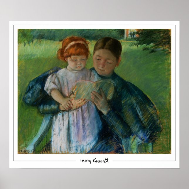 Póster de arte de Mary Cassatt Zedign #147 (Frente)