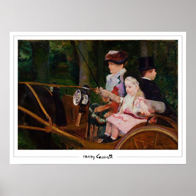 Póster de arte de Mary Cassatt Zedign #8 (Frente)