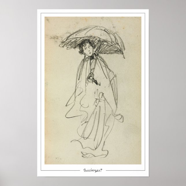 Póster de arte de Maurice Prendergast Zedign #129 (Frente)