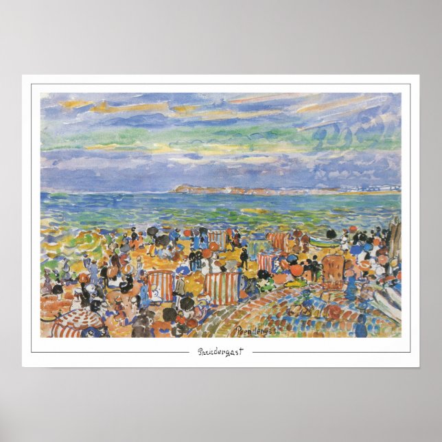 Póster de arte de Maurice Prendergast Zedign #160 (Frente)