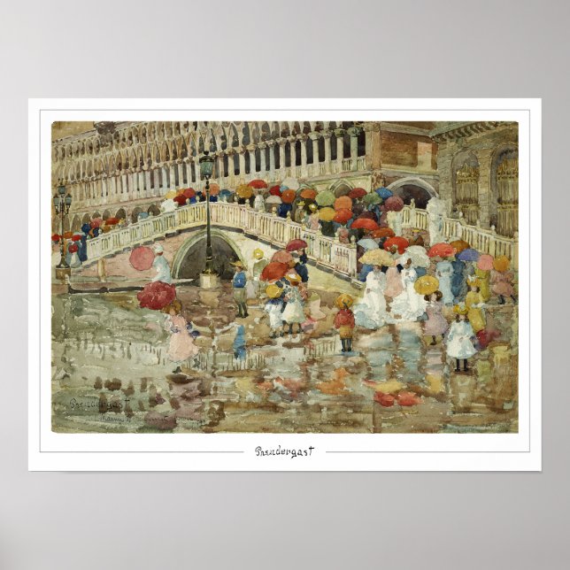 Póster de arte de Maurice Prendergast Zedign #17 (Frente)