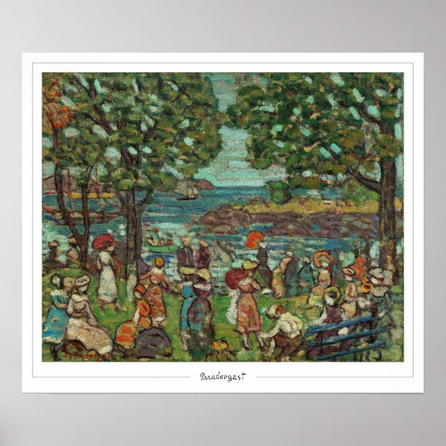 Póster de arte de Maurice Prendergast Zedign #24 (Frente)