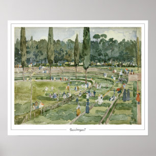 Póster de arte de Maurice Prendergast Zedign #375