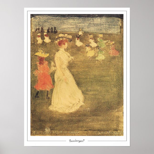 Póster de arte de Maurice Prendergast Zedign #425 (Frente)
