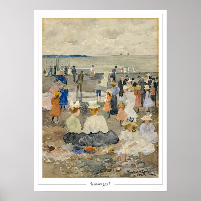 Póster de arte de Maurice Prendergast Zedign #627 (Frente)