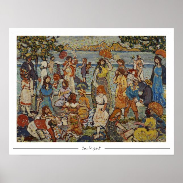 Póster de arte de Maurice Prendergast Zedign #631 (Frente)