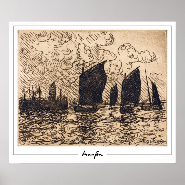 Póster de arte de Maxime Maufra Zedign #103 (Frente)