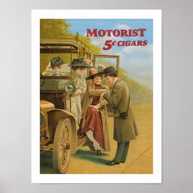 Poster de arte de moda y automóviles (Frente)