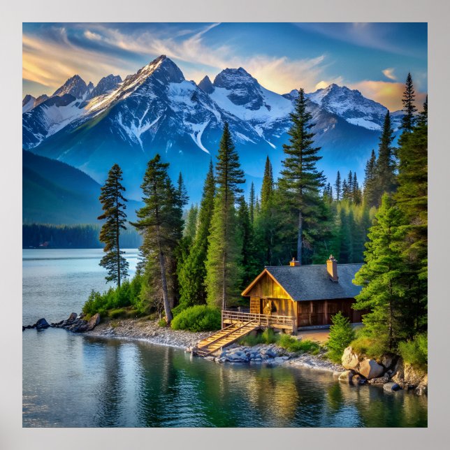 Poster de arte de Mountain View (Frente)