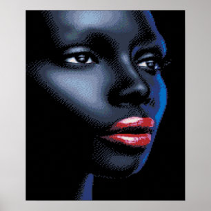 Poster de arte de mujeres africanas