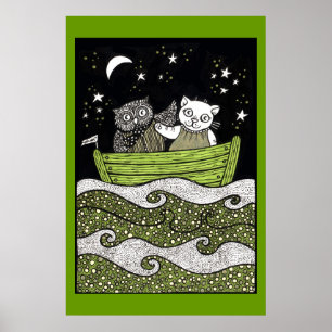 Poster De Arte De Navegar Away