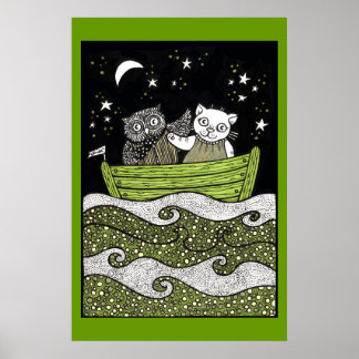 Poster De Arte De Navegar Away
