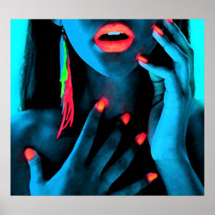 Poster de arte de Neon