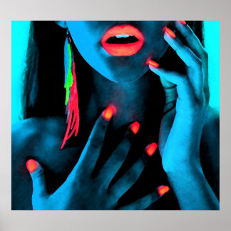 Poster de arte de Neon
