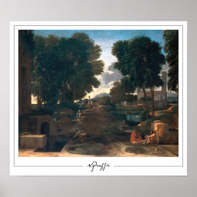 Póster de arte de Nicolas Poussin Zedign #101 (Frente)