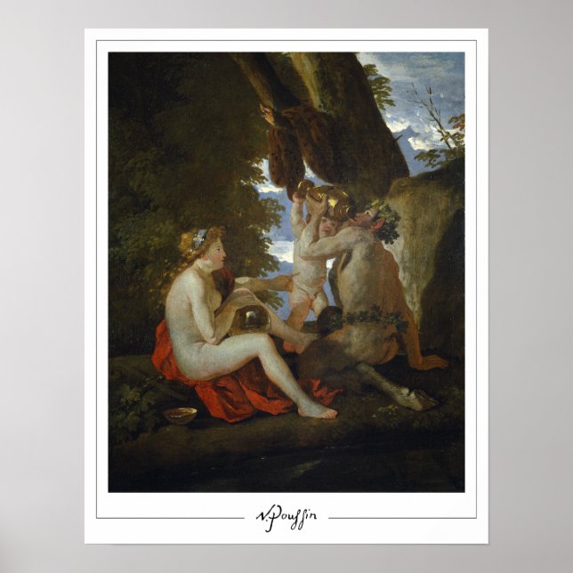 Póster de arte de Nicolas Poussin Zedign #112 (Frente)