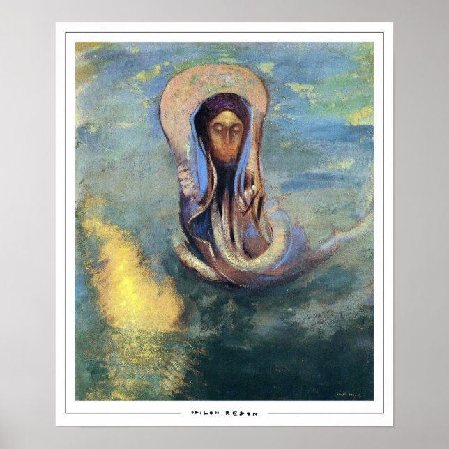 Póster de arte de Odilon Redon Zedign #12 (Frente)