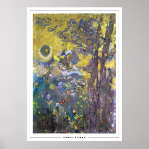 Póster de arte de Odilon Redon Zedign #13
