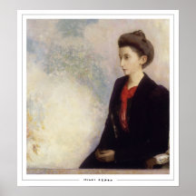 Póster de arte de Odilon Redon Zedign #14