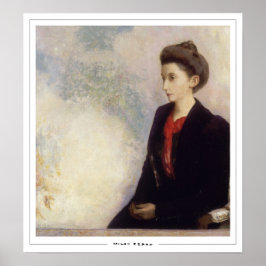 Póster de arte de Odilon Redon Zedign #14