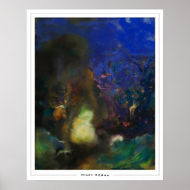 Póster de arte de Odilon Redon Zedign #15 (Frente)