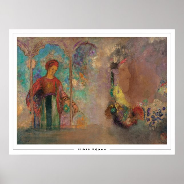 Póster de arte de Odilon Redon Zedign #20 (Frente)