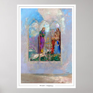 Póster de arte de Odilon Redon Zedign #23