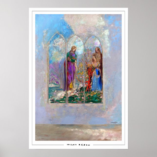 Póster de arte de Odilon Redon Zedign #23 (Frente)