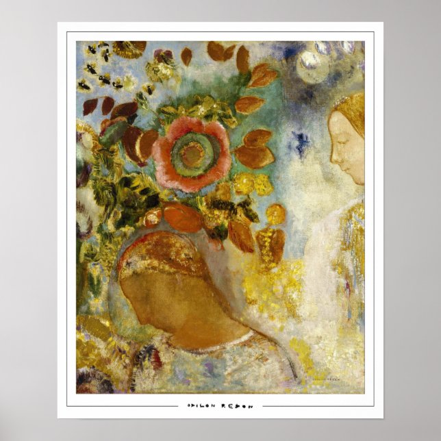 Póster de arte de Odilon Redon Zedign #24 (Frente)
