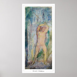 Póster de arte de Odilon Redon Zedign #256