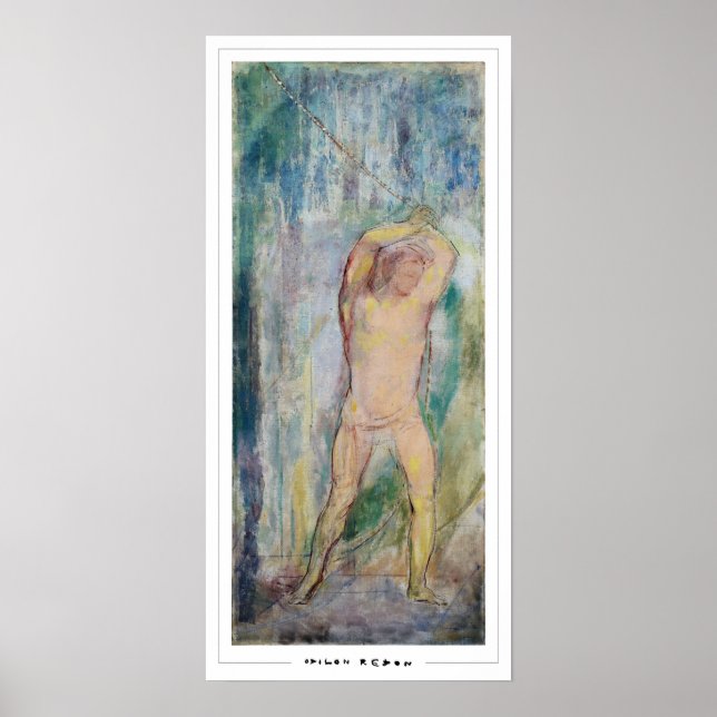 Póster de arte de Odilon Redon Zedign #256 (Frente)