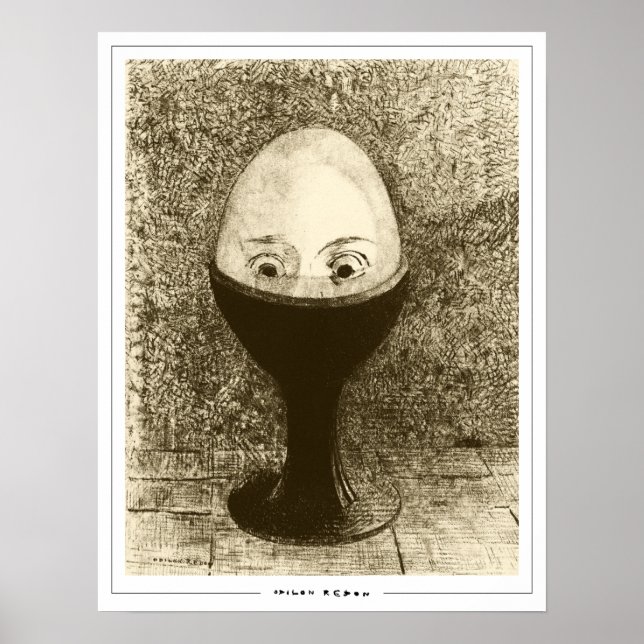 Póster de arte de Odilon Redon Zedign #331 (Frente)