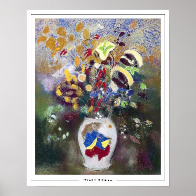 Póster de arte de Odilon Redon Zedign #528 (Frente)