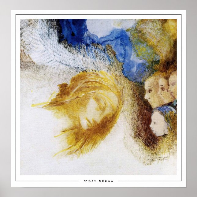 Póster de arte de Odilon Redon Zedign #566 (Frente)