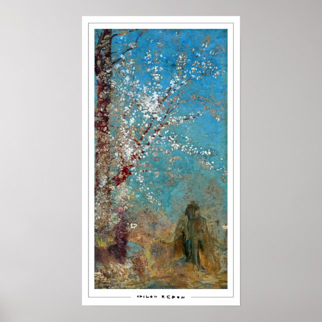 Póster de arte de Odilon Redon Zedign #587 (Frente)