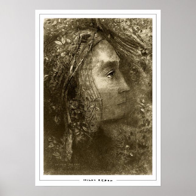 Póster de arte de Odilon Redon Zedign #703 (Frente)