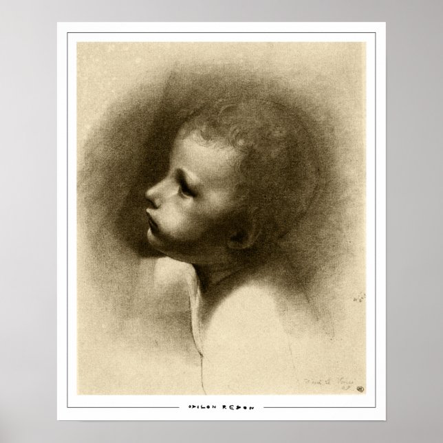 Póster de arte de Odilon Redon Zedign #733 (Frente)