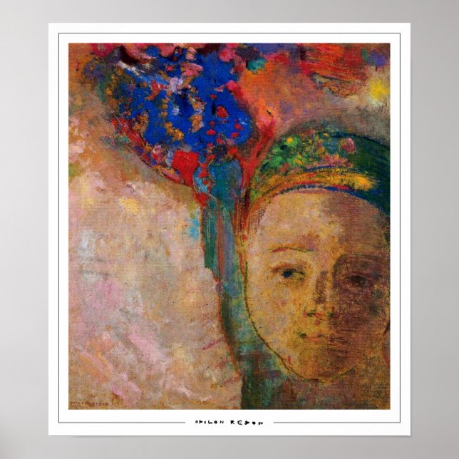 Póster de arte de Odilon Redon Zedign #776 (Frente)