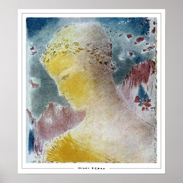 Póster de arte de Odilon Redon Zedign #793 (Frente)