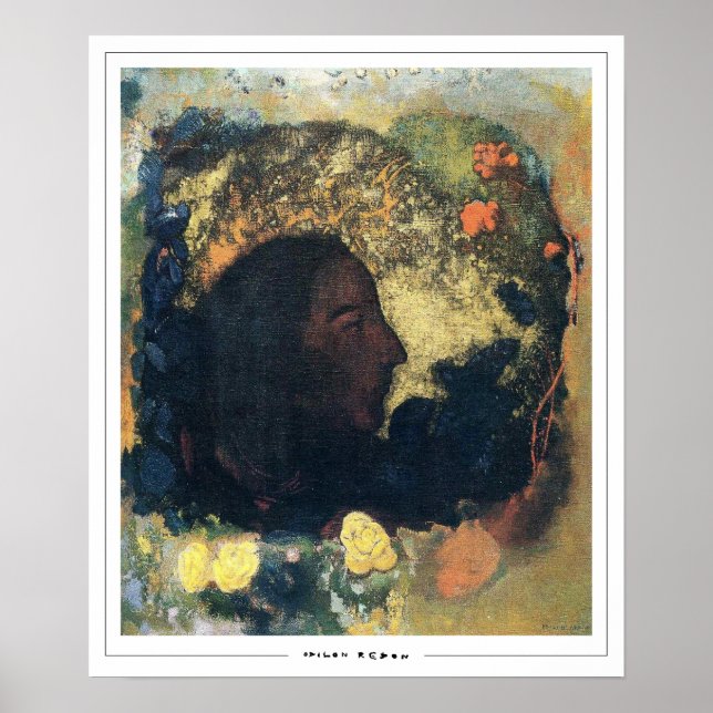 Póster de arte de Odilon Redon Zedign #8 (Frente)