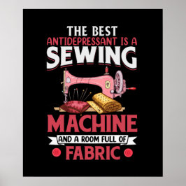 poster de arte de palabras de costura divertida